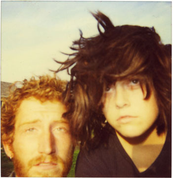 Mandy Lamb and Mikael Kennedy, Self Portrait, Star Island, NH, 2001, Polaroid 600 Film Shot with a Polaroid SX-70, Copyright the artists and courtesy of interrupt art productions